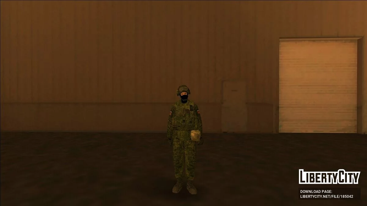 Адаптированный скин ВС РФ под PedFuncs / GTA San Andreas