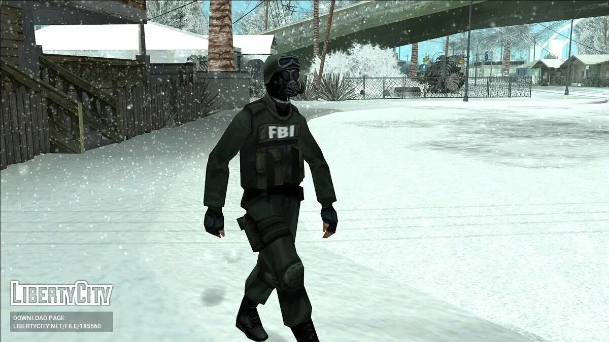 FBI в противогазах / GTA San Andreas