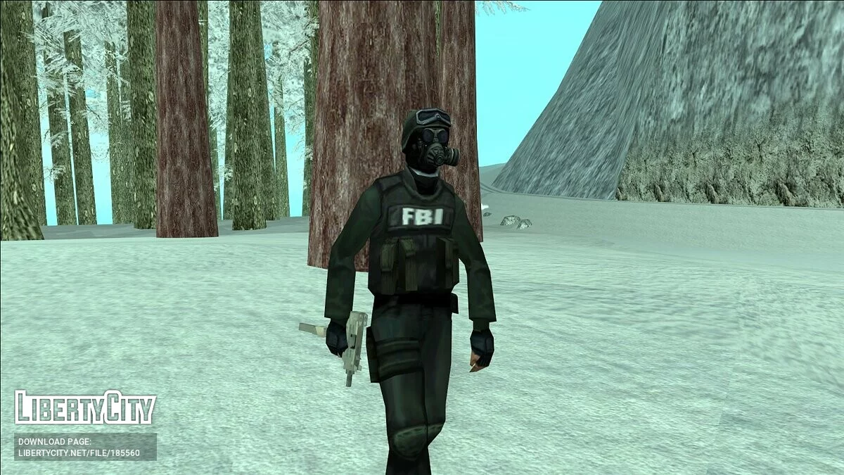 FBI в противогазах / GTA San Andreas