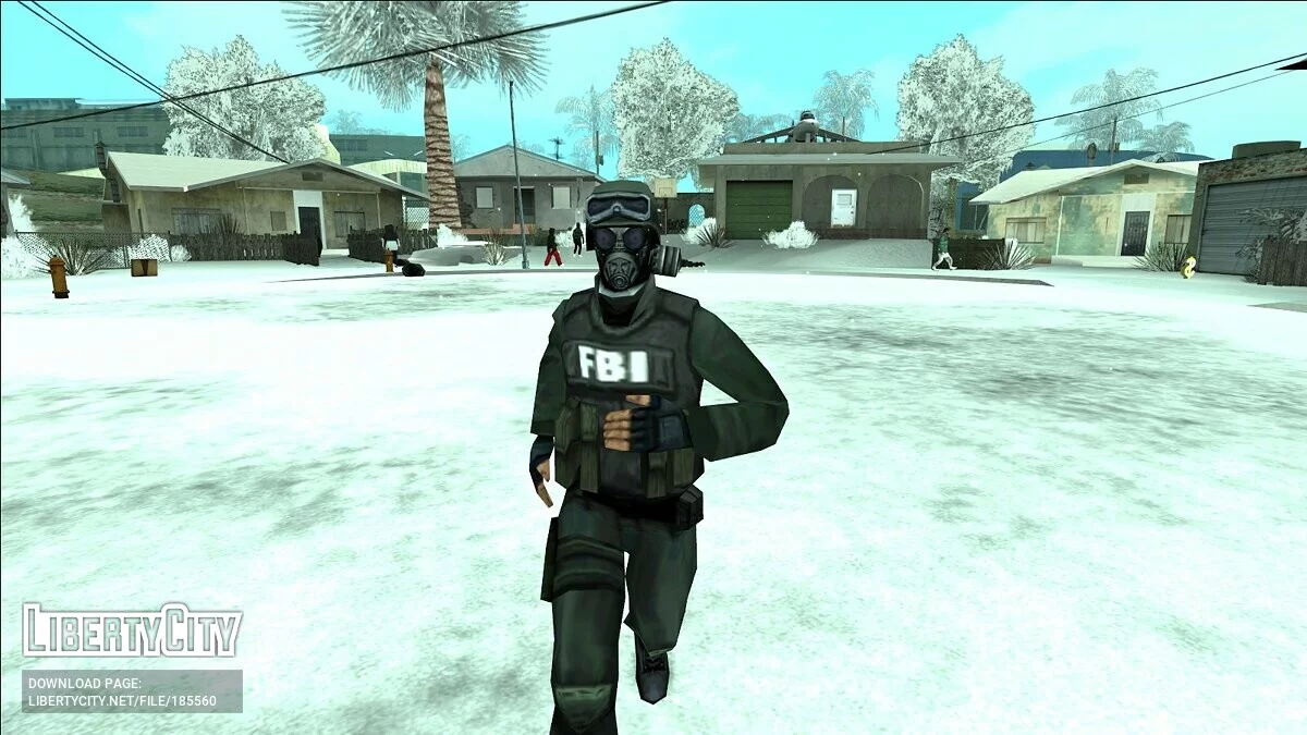 FBI в противогазах / GTA San Andreas