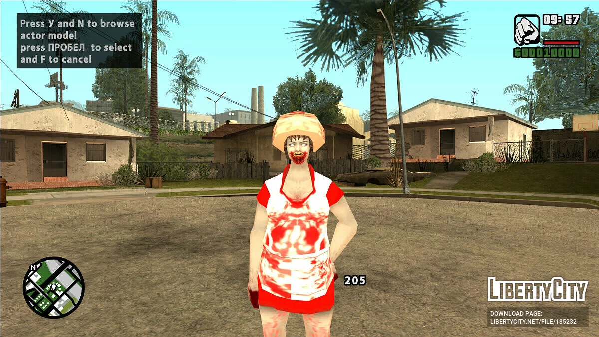 Скины зомби San Andreas / GTA San Andreas