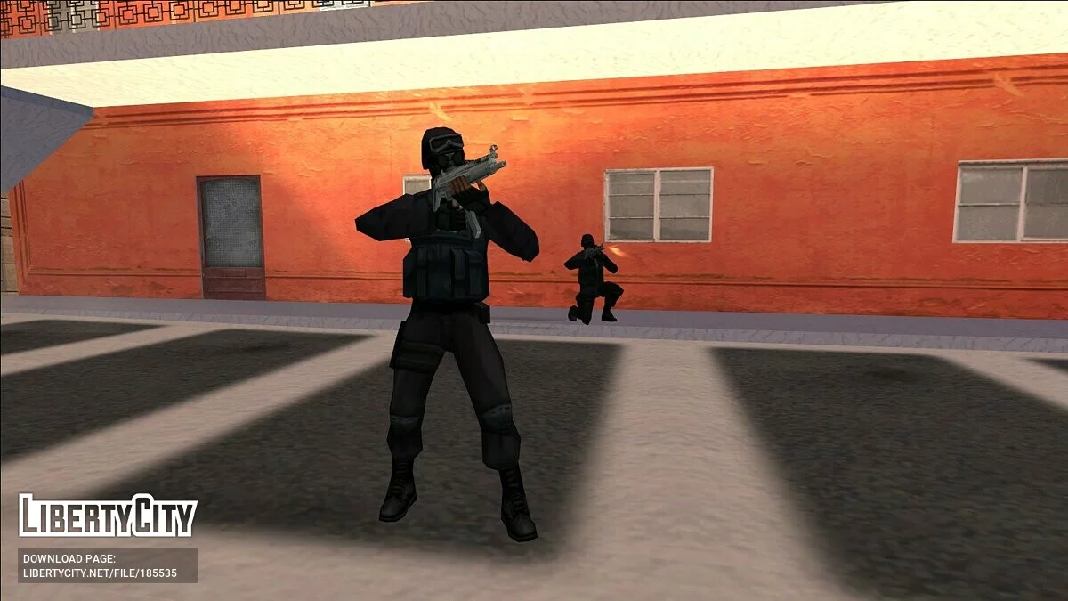 SWAT в противогазе / GTA San Andreas