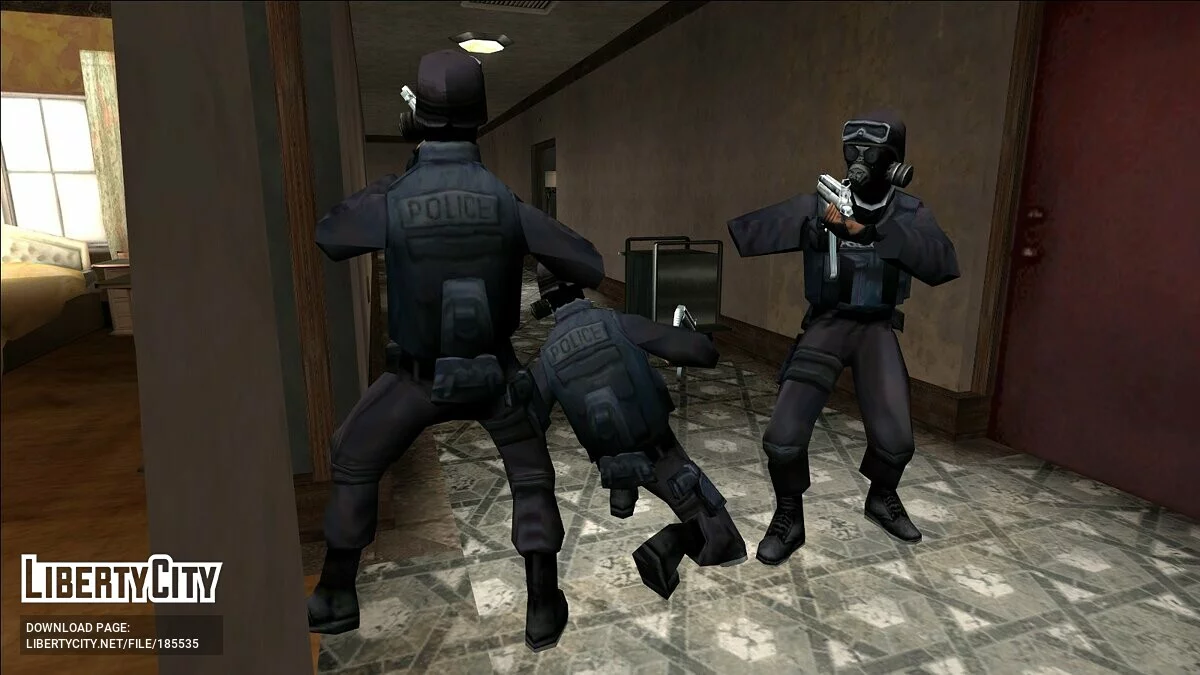 SWAT в противогазе / GTA San Andreas
