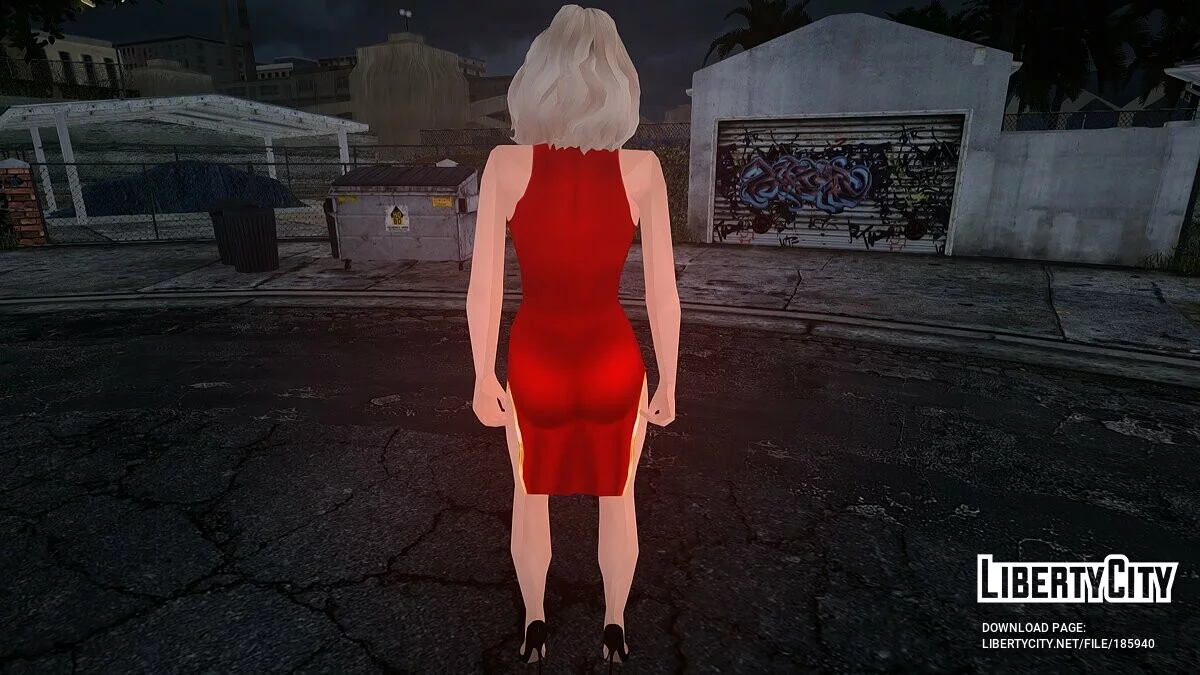 Девушка в красном наряде / GTA San Andreas