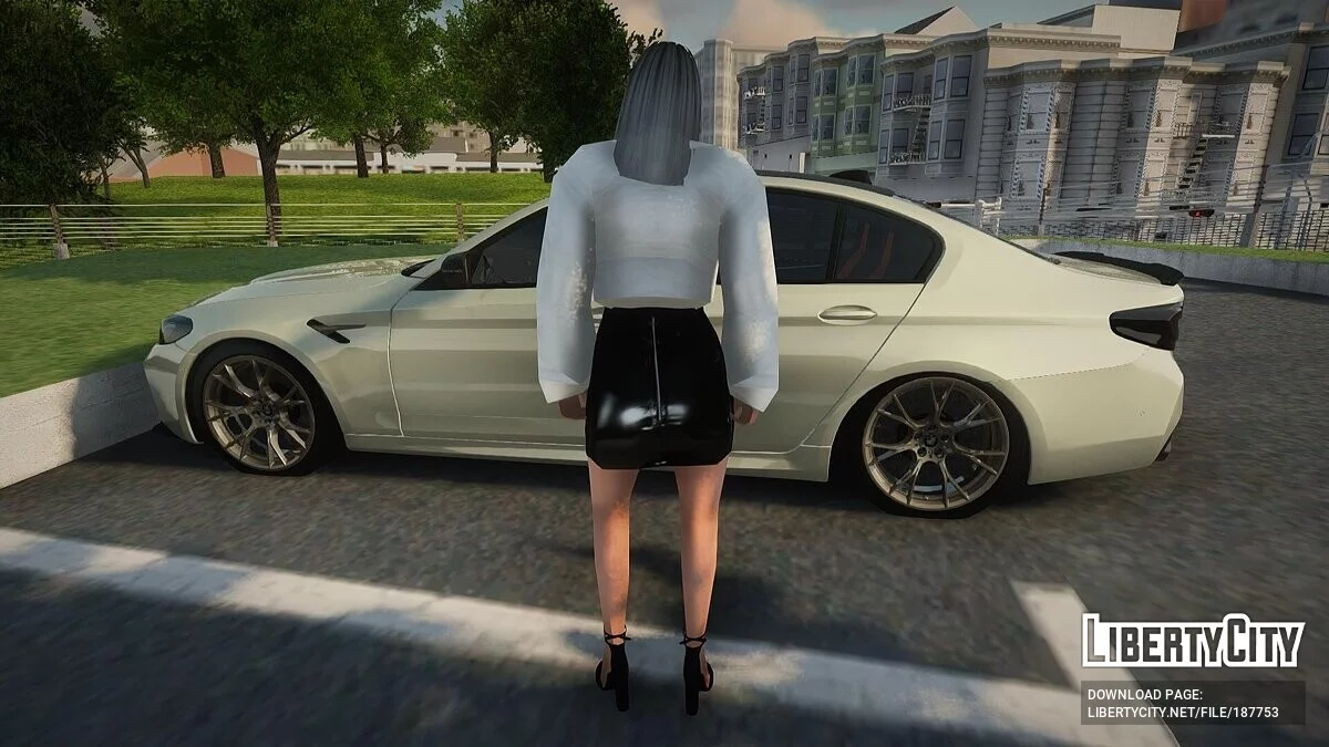 Девушка в модном наряде / GTA San Andreas