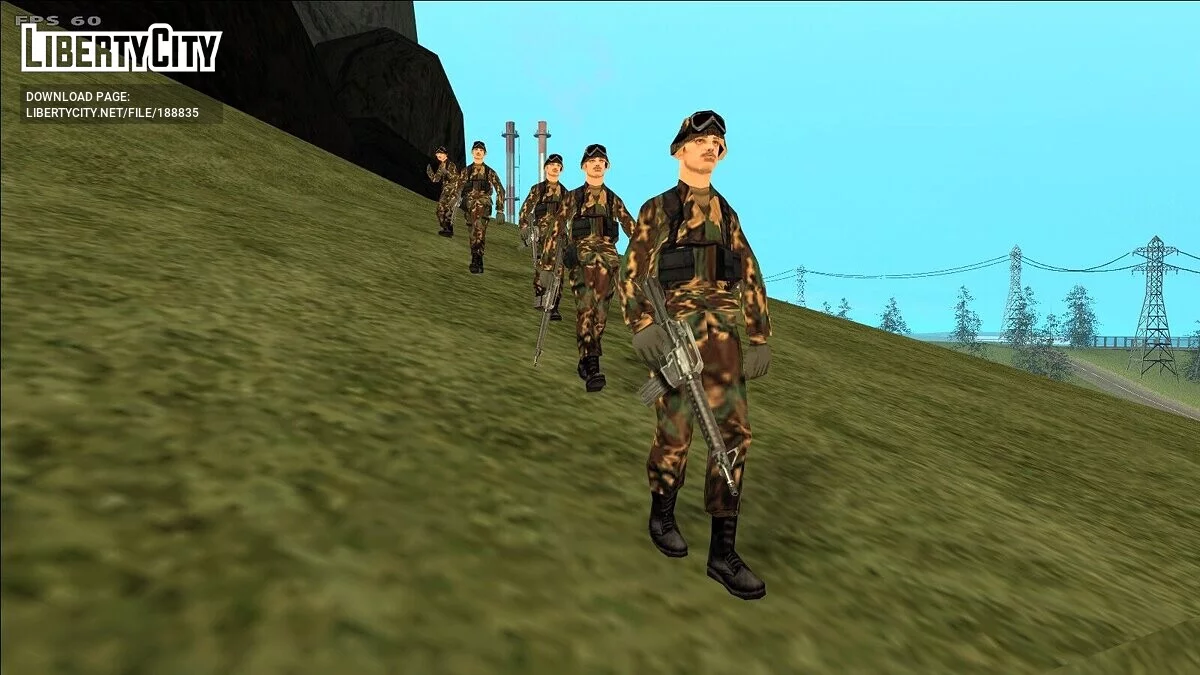 Солдаты США 80-90-х / GTA San Andreas