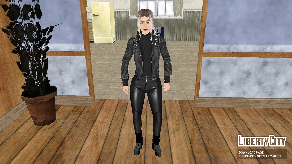 Девушка в чёрной одежде / GTA San Andreas
