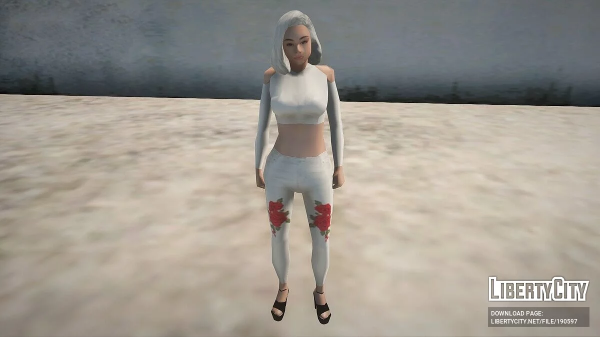 Девушка в повседневной одежде / GTA San Andreas