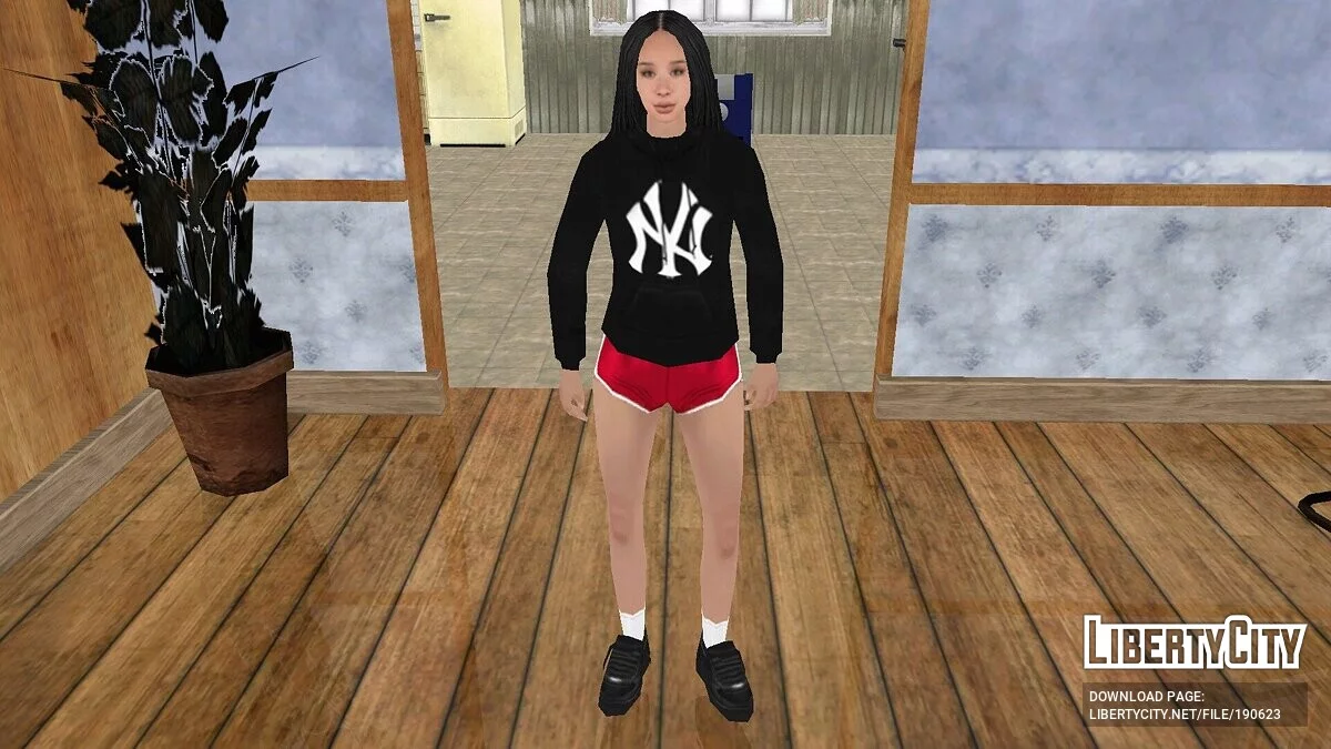 Девушка в спортивной одежде / GTA San Andreas