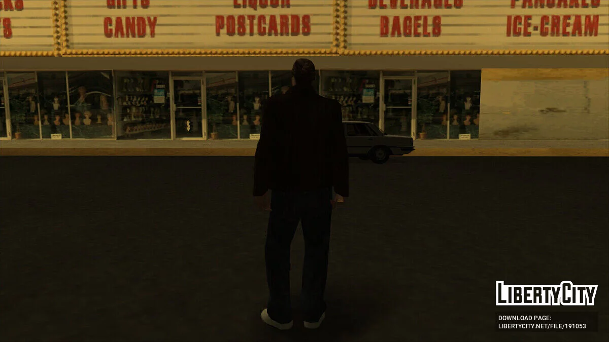 Хиппи в кожаной куртке и гавайской рубашке / GTA San Andreas