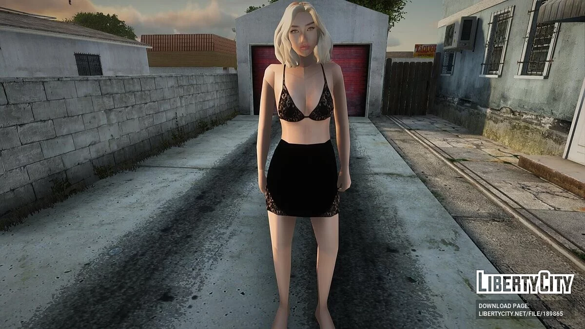 Сексуальная блондинка / GTA San Andreas