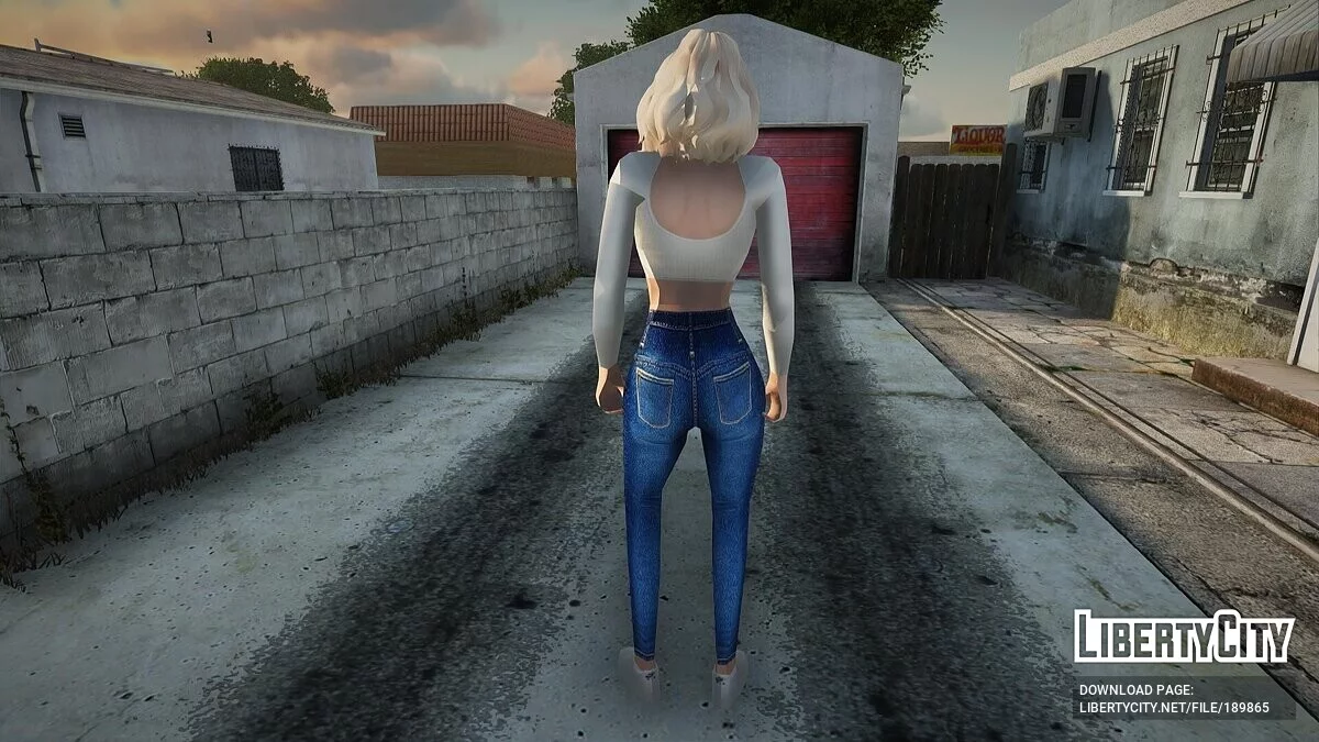 Сексуальная блондинка / GTA San Andreas