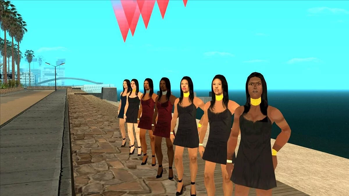 Сборник скинов для PedFuncs / GTA San Andreas