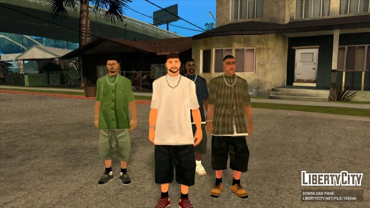 Сборник скинов для PedFuncs / GTA San Andreas