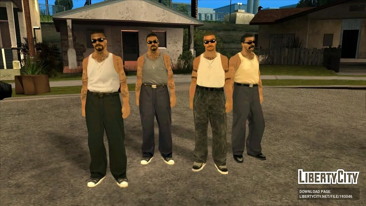 Сборник скинов для PedFuncs / GTA San Andreas