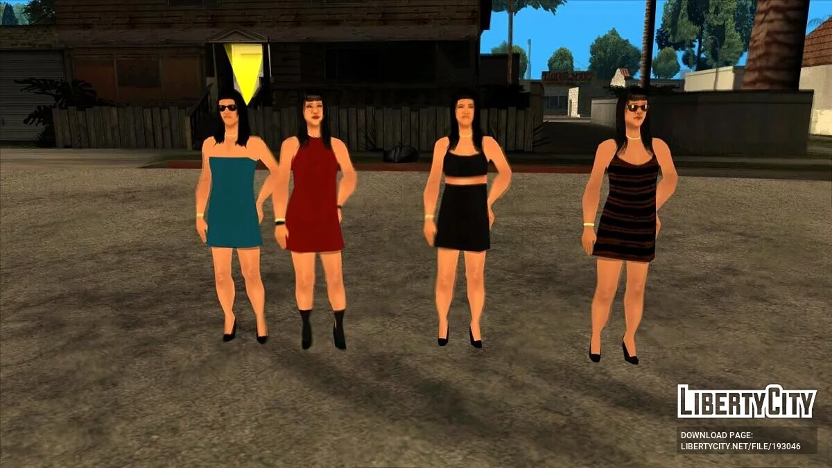 Сборник скинов для PedFuncs / GTA San Andreas