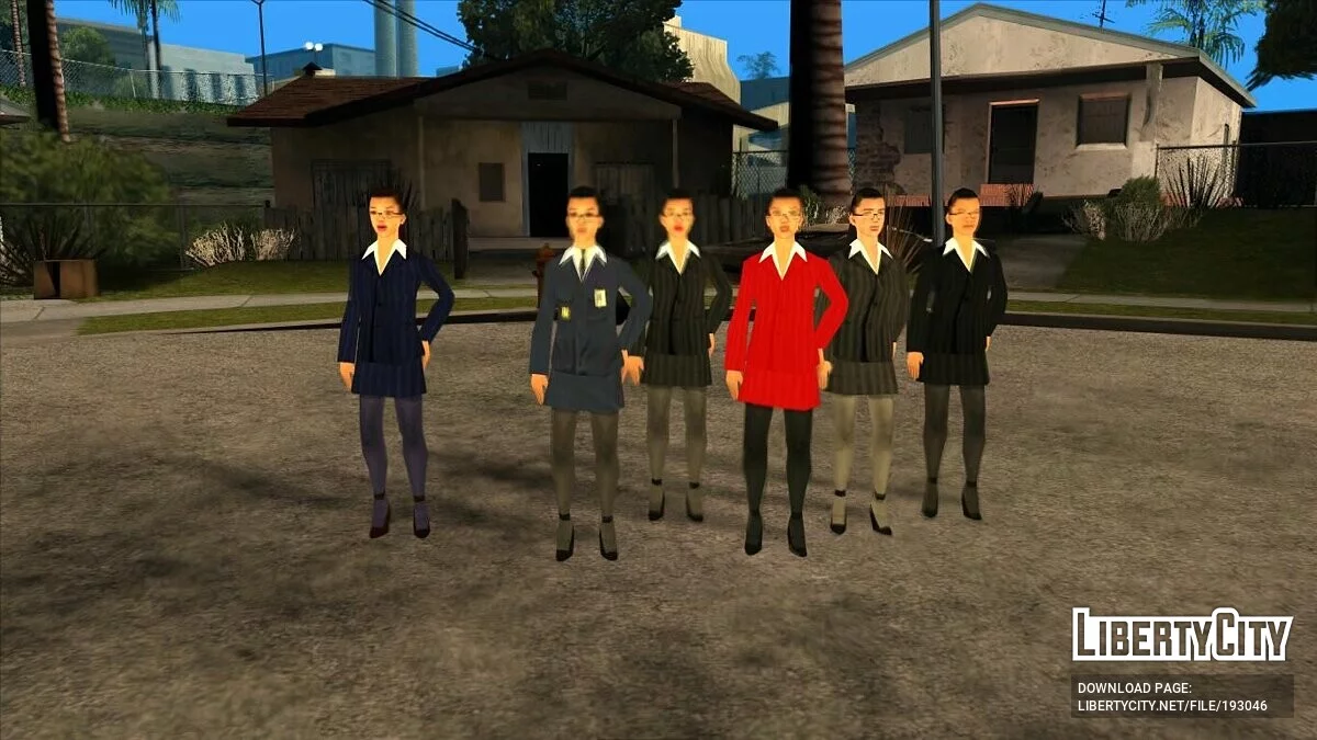 Сборник скинов для PedFuncs / GTA San Andreas