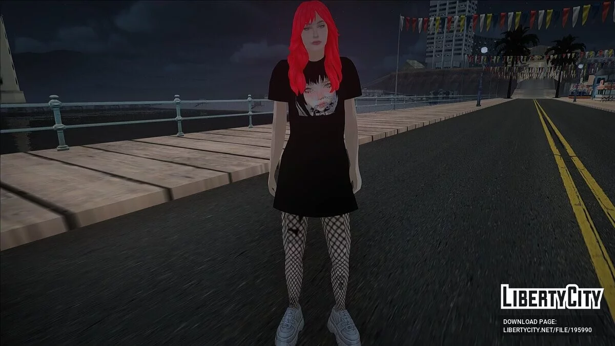 Девушка с красными волосами / GTA San Andreas