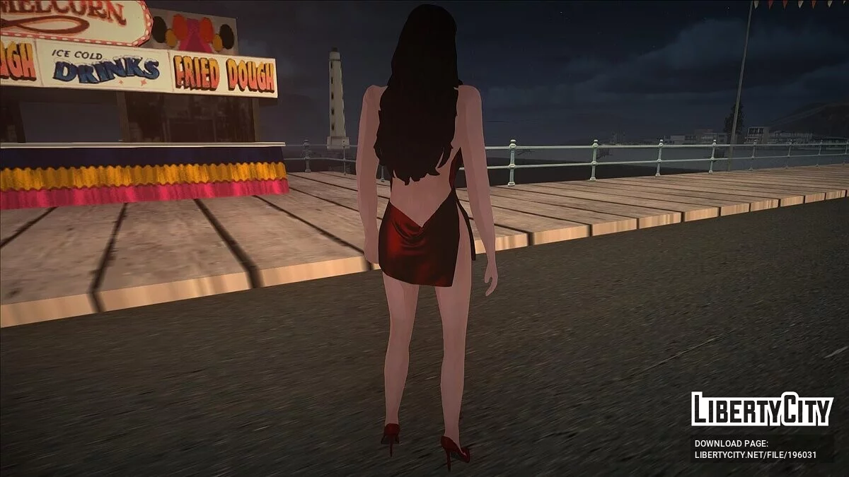 Девушка в красном платье / GTA San Andreas