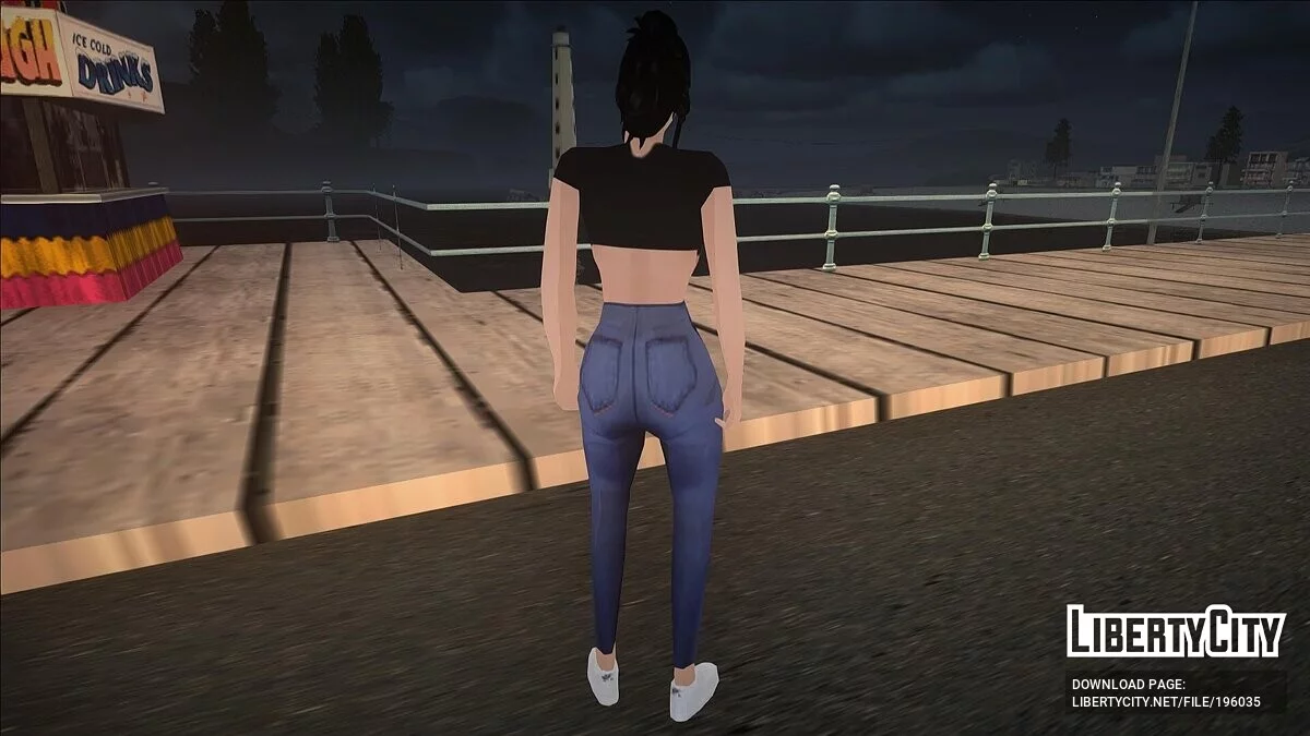 Девушка в симпатичном наряде / GTA San Andreas