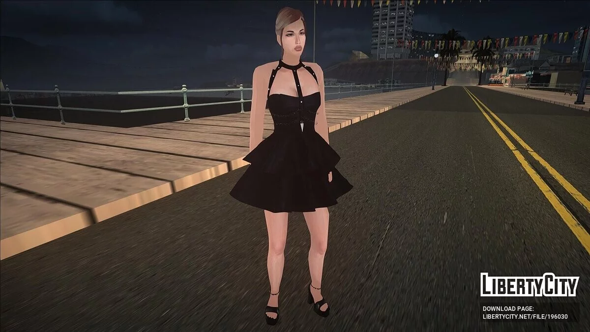 Девушка в симпатичном платье / GTA San Andreas