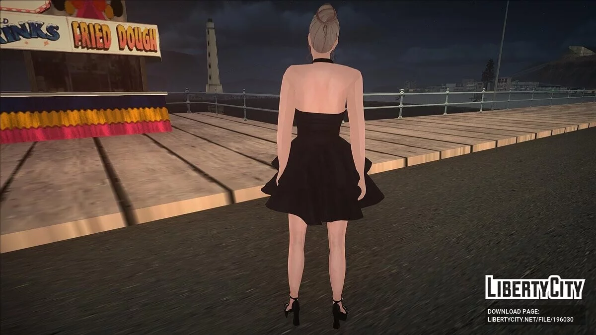 Девушка в симпатичном платье / GTA San Andreas
