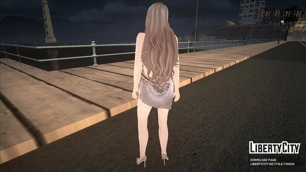 Девушка в вечернем платье / GTA San Andreas