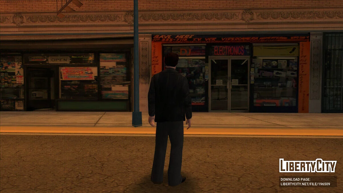 Мужчина в кожаной куртке / GTA San Andreas