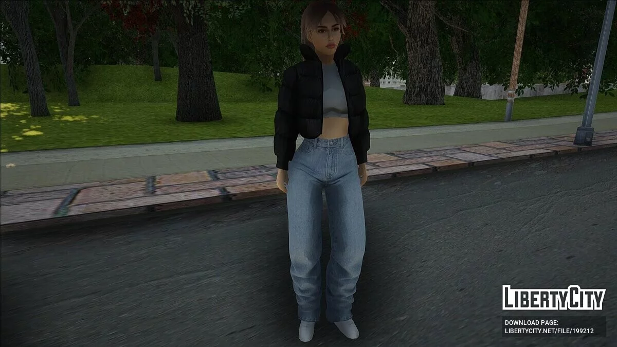 Модная девочка-подросток / GTA San Andreas