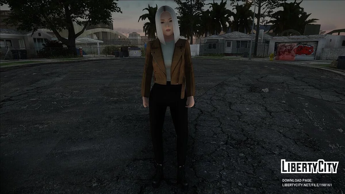 Новый скин блондинки / GTA San Andreas