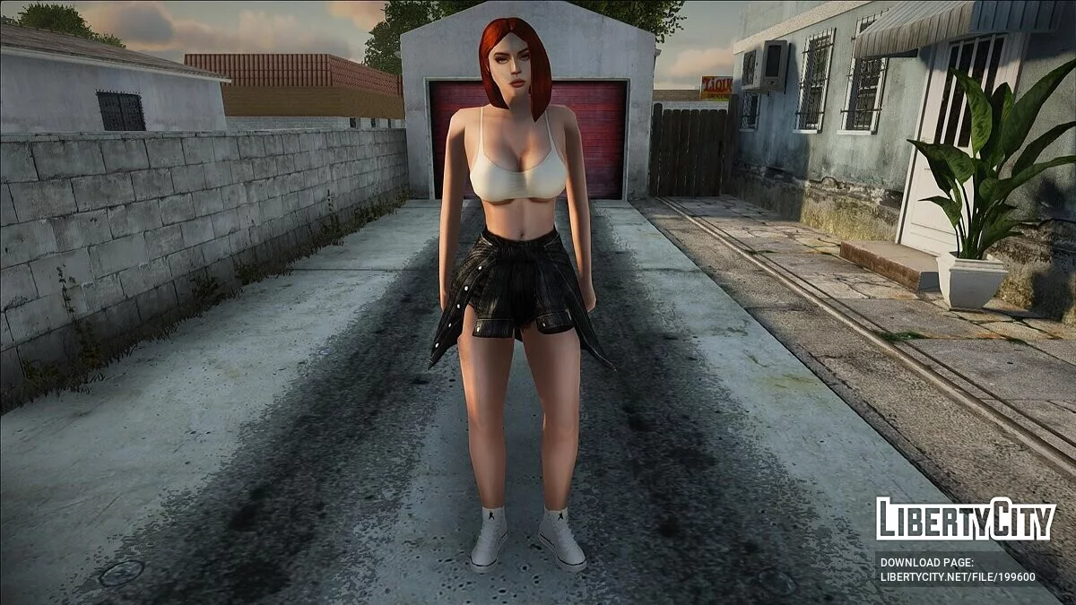 Девушка в коротких шортах / GTA San Andreas