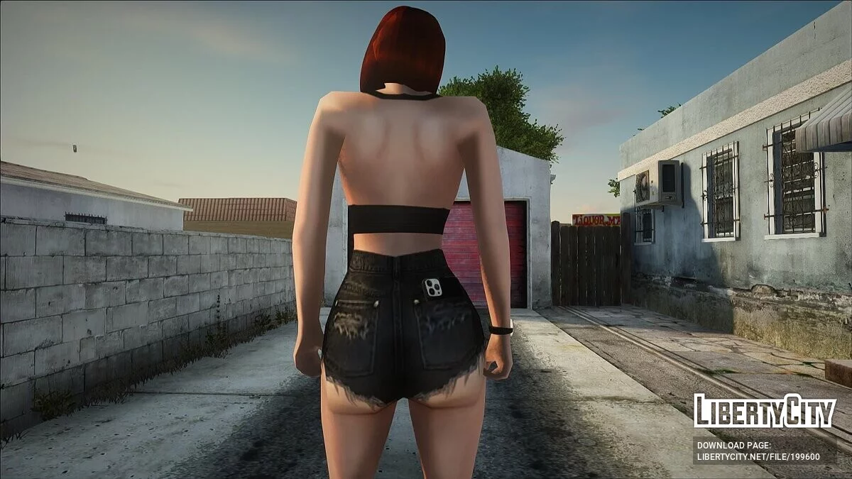 Девушка в коротких шортах / GTA San Andreas