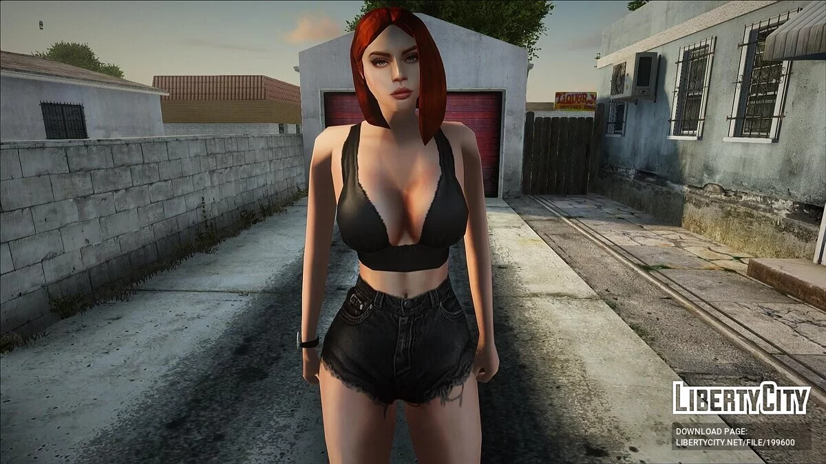 Девушка в коротких шортах / GTA San Andreas
