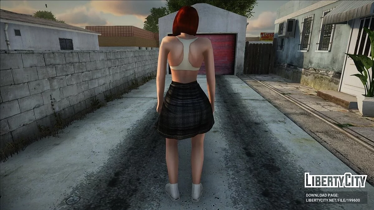Девушка в коротких шортах / GTA San Andreas
