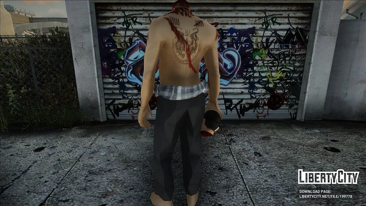 Парень со своей головой в руках / GTA San Andreas