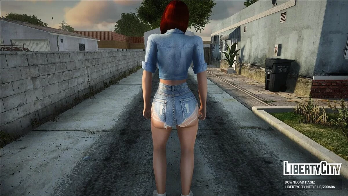 Рыжеволосая девушка / GTA San Andreas