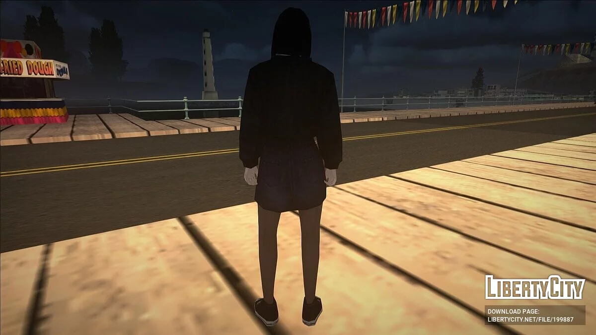 Симпатичная брюнетка (PedFuncs) / GTA San Andreas