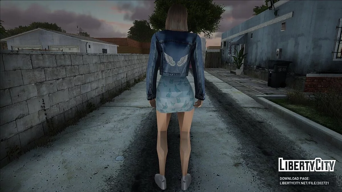 Девушка в платье / GTA San Andreas
