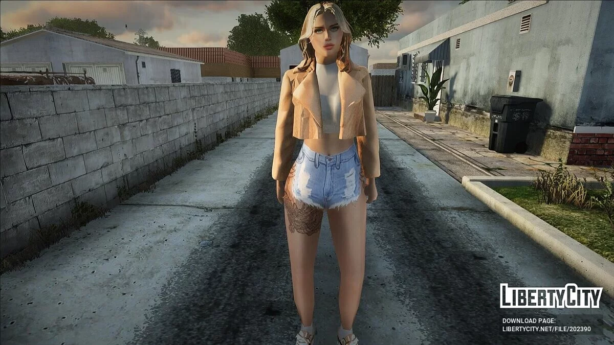 Пять женских скинов / GTA San Andreas