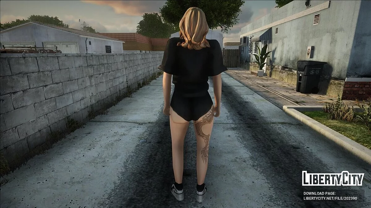 Пять женских скинов / GTA San Andreas