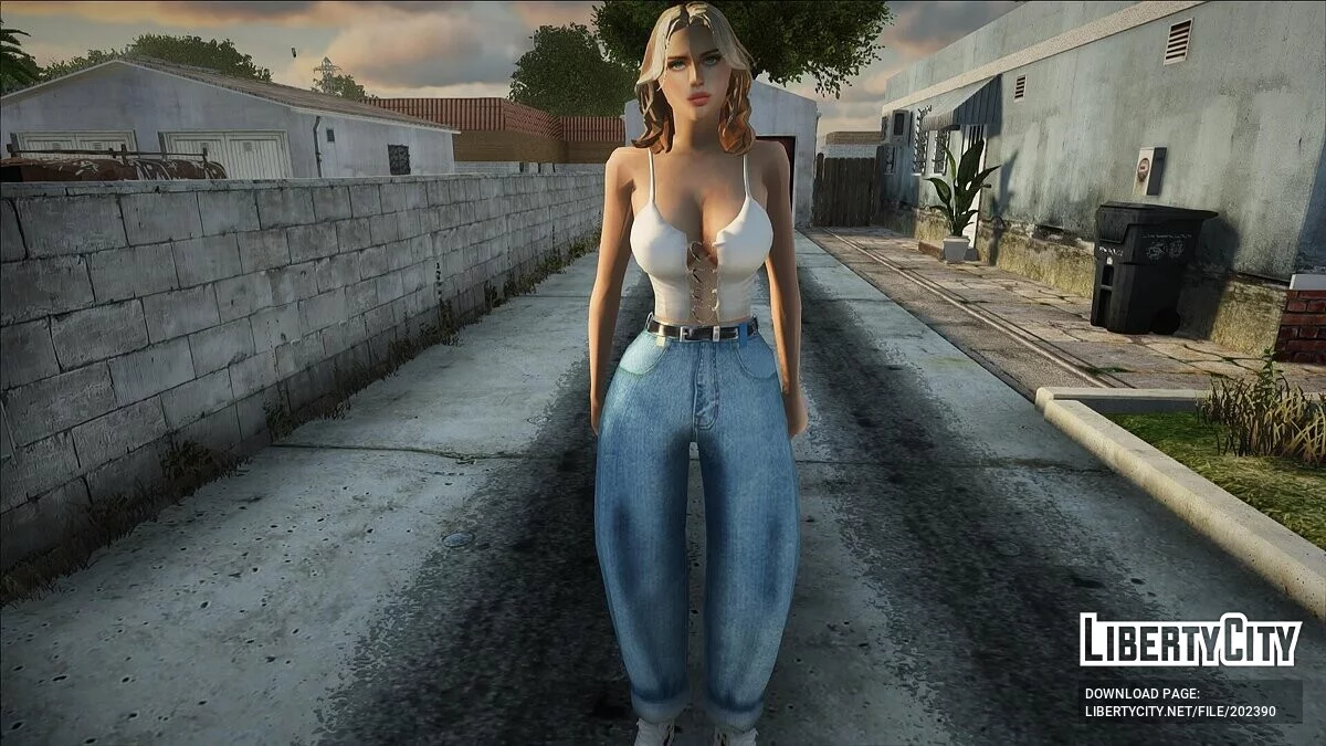 Пять женских скинов / GTA San Andreas