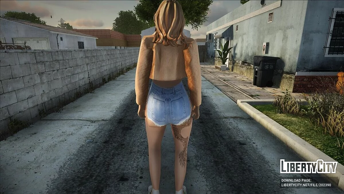 Пять женских скинов / GTA San Andreas