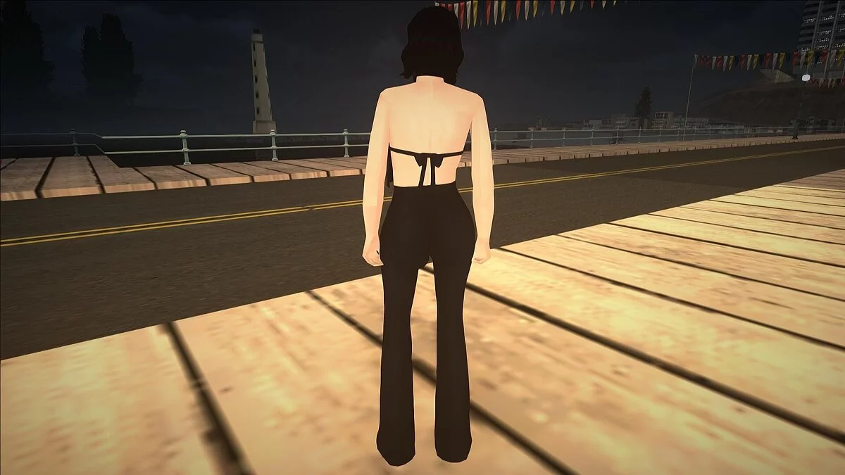 Симпатичная брюнетка / GTA San Andreas