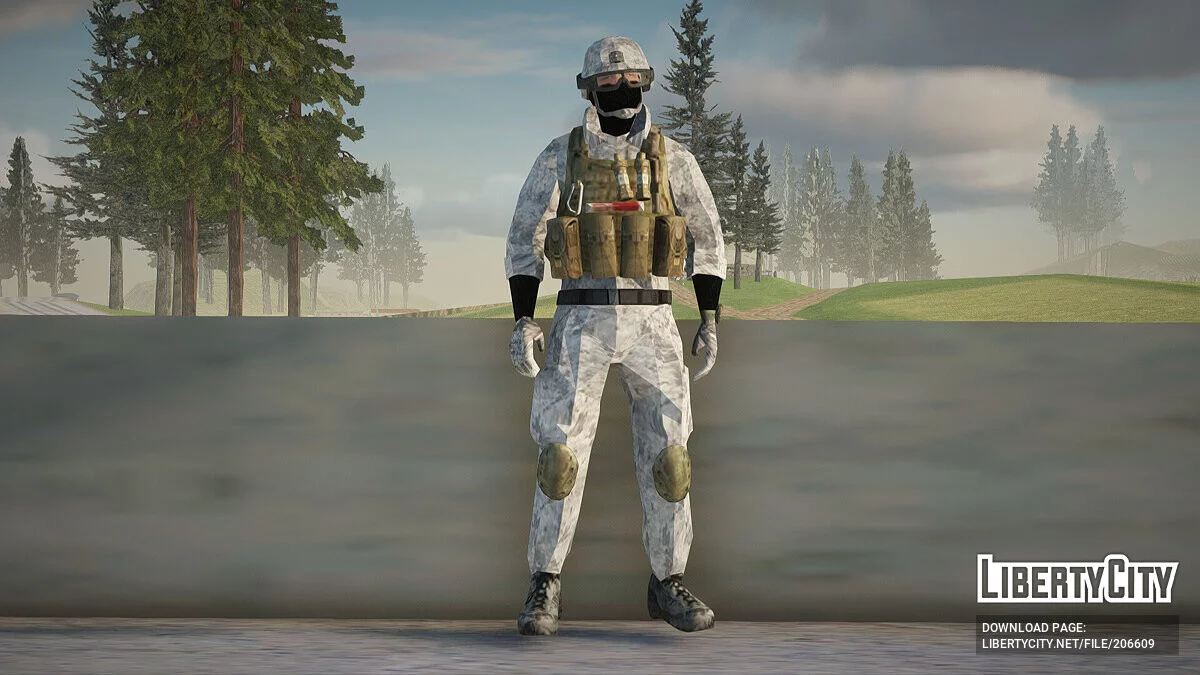 Морпехи в зимнем камуфляже [LQ] / GTA San Andreas