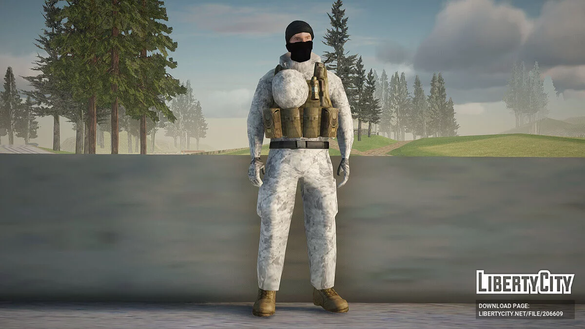 Морпехи в зимнем камуфляже [LQ] / GTA San Andreas