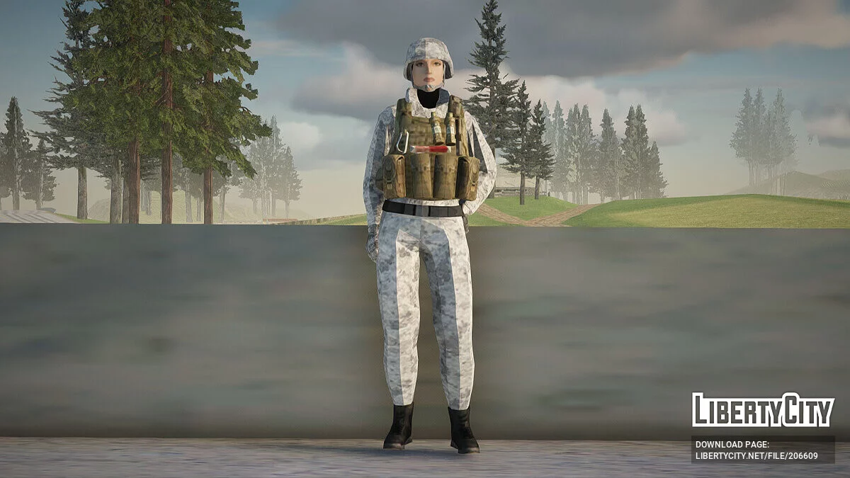 Морпехи в зимнем камуфляже [LQ] / GTA San Andreas