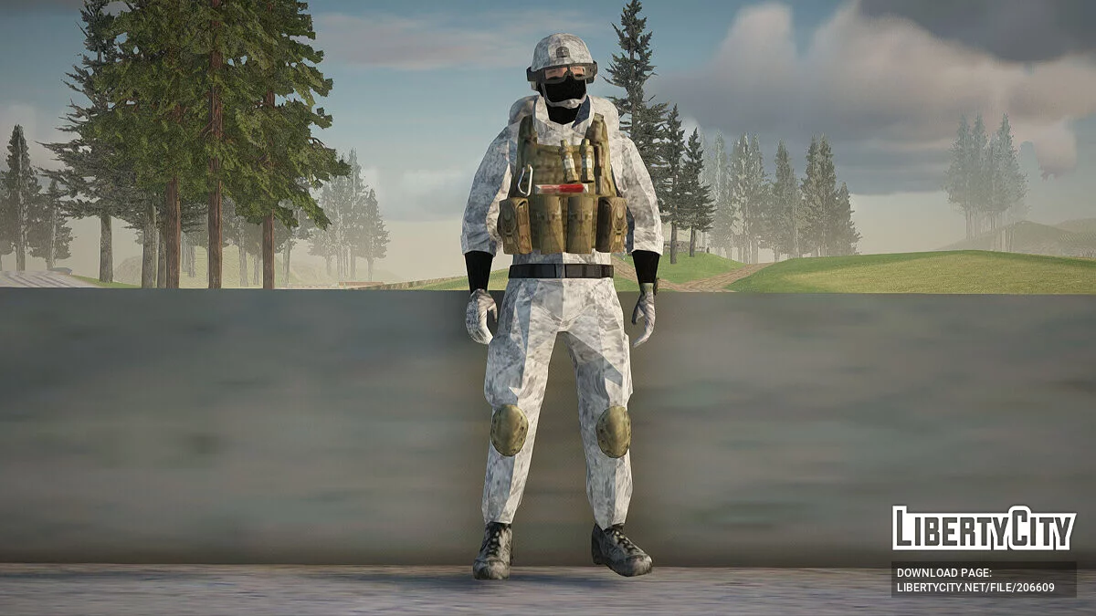 Морпехи в зимнем камуфляже [LQ] / GTA San Andreas