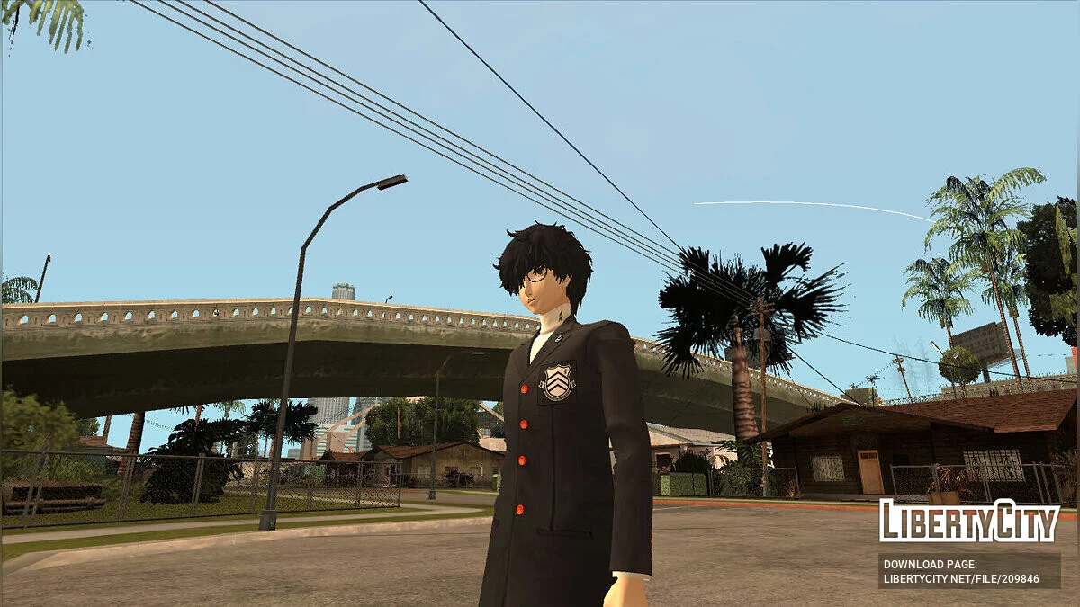 Рен Амамия из Persona 5 / GTA San Andreas