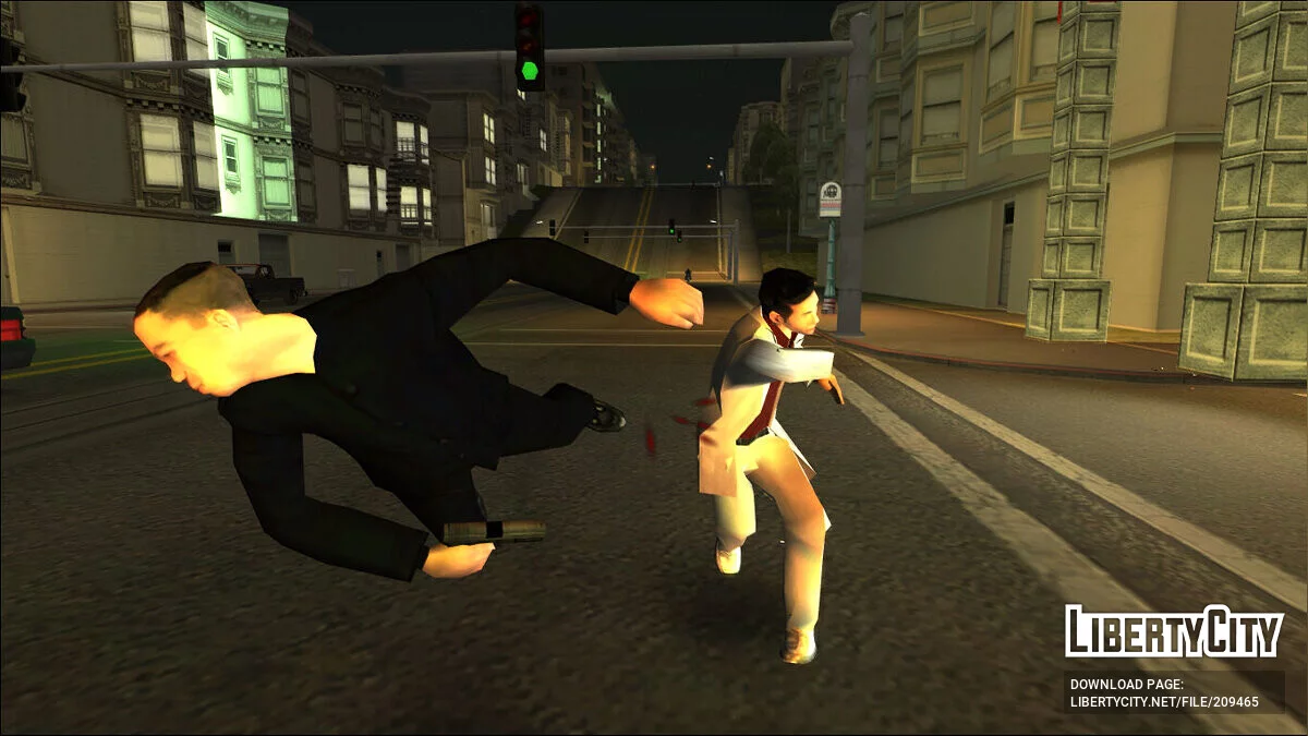 Кадзума Кирю (Yakuza)  в стиле SA / GTA San Andreas