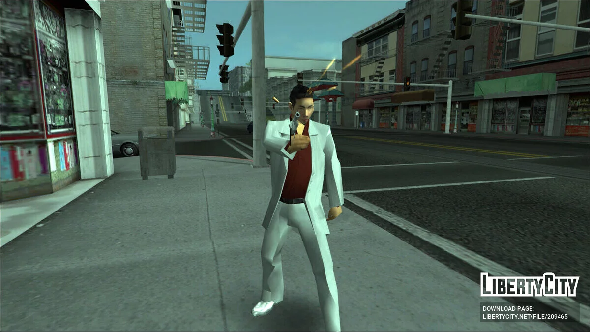 Кадзума Кирю (Yakuza)  в стиле SA / GTA San Andreas